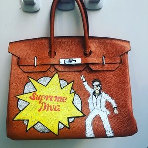 Hermes Birkin: SUPREME DIVArtcylced -NOT FOR SALE